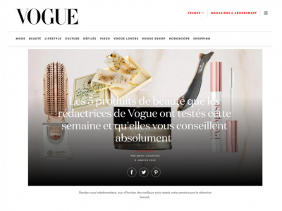 VOGUE parle de FACIOLOGY